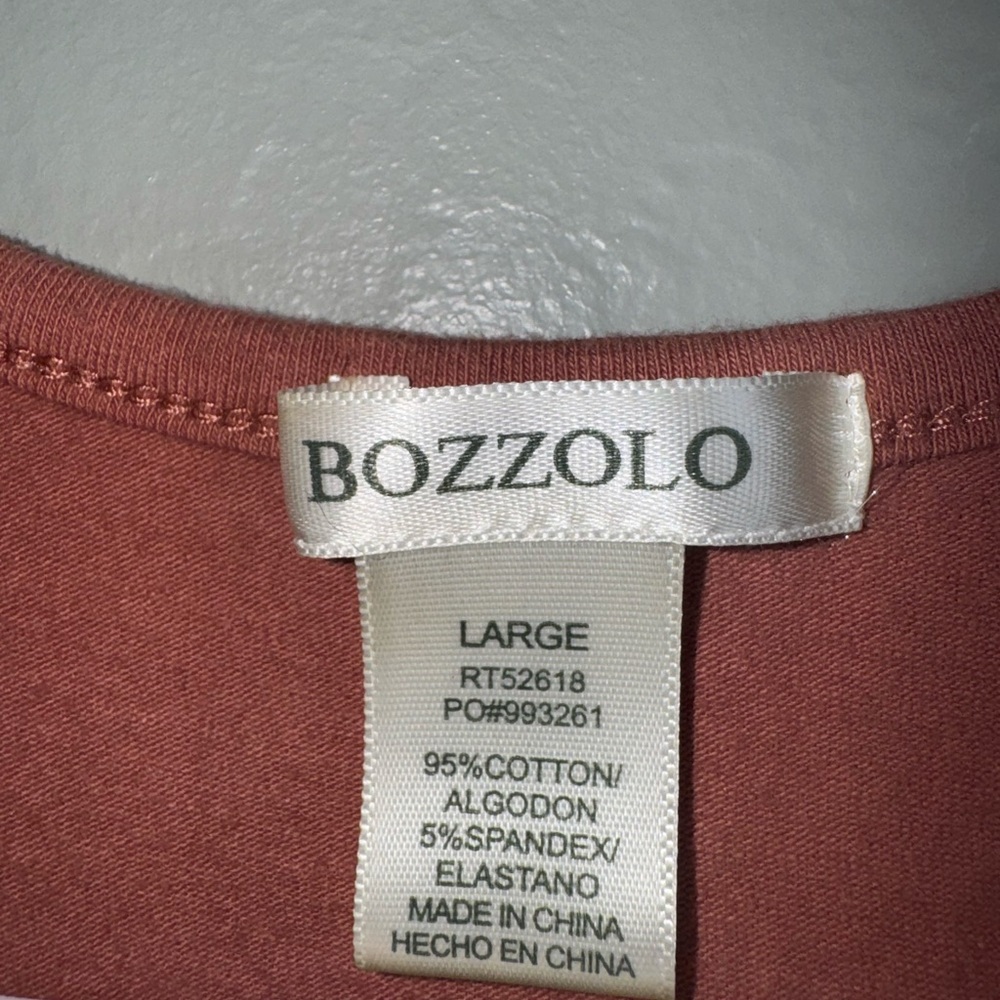 Bozzolo Rust Racerback Cropped Tank Y2K Basic - Picture 2 of 3